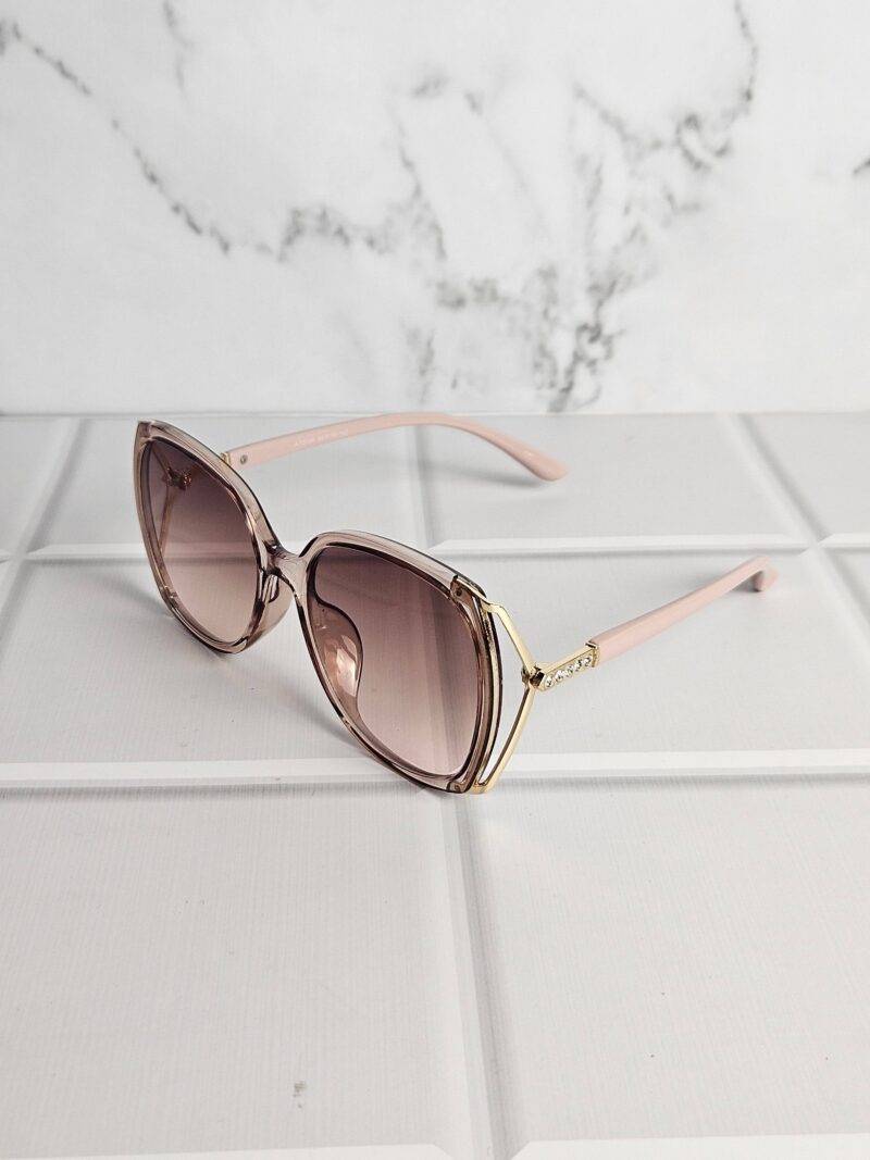 Clear Oversized Square Sunglasses